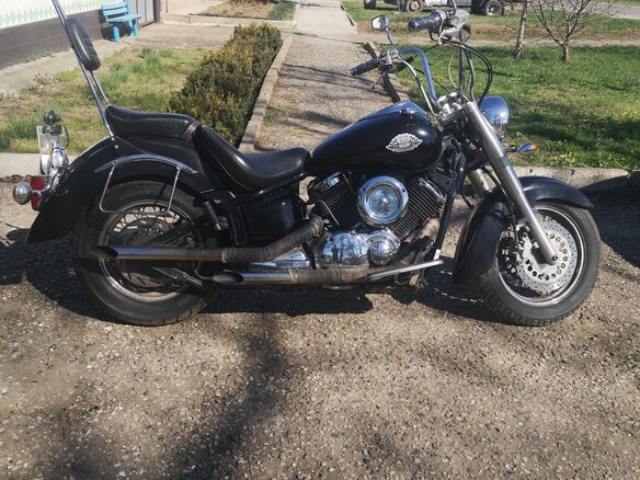 2004 Yamaha XVS1100, чёрный, 500000 рублей - вид 1