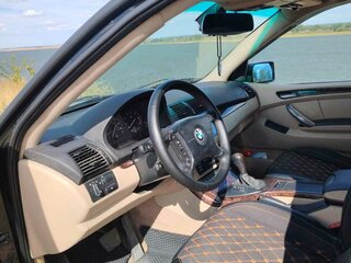 2005 BMW X5 3.0i I (E53) Рестайлинг, чёрный, 1200000 рублей, вид 5