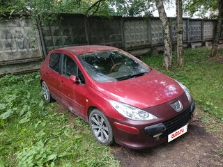2006 Peugeot 307 I Рестайлинг, красный, 250000 рублей, вид 2