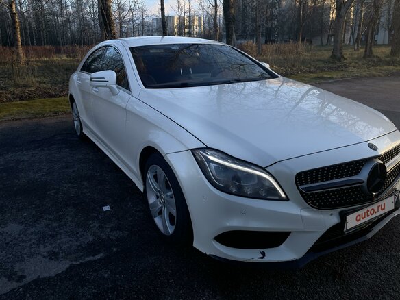 2015 Mercedes-Benz CLS 250 BlueTEC II (C218) Рестайлинг, белый, 2700000 рублей - вид 1