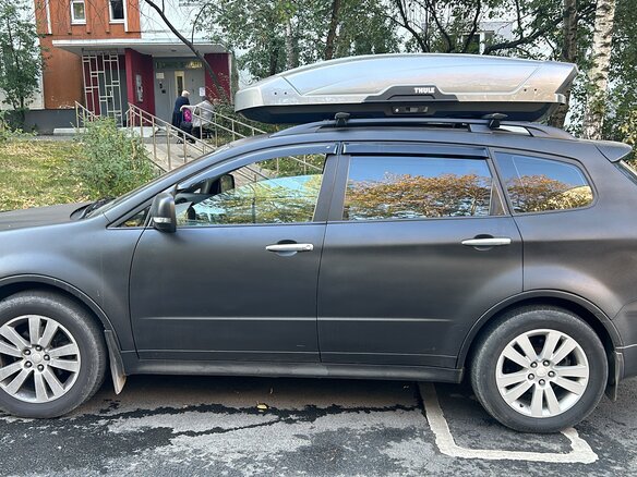 2008 Subaru Tribeca I Рестайлинг, чёрный, 790000 рублей - вид 2