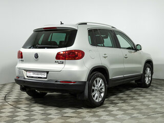 2013 Volkswagen Tiguan I Рестайлинг, серебристый, 1549700 рублей, вид 5