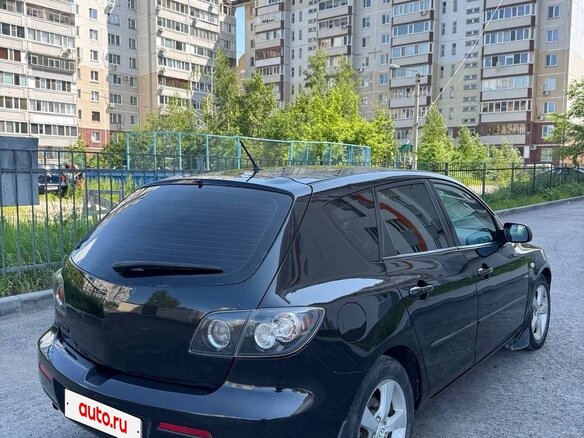 2008 Mazda 3 I (BK) Рестайлинг, чёрный, 525000 рублей - вид 5
