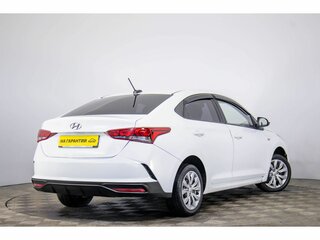 2020 Hyundai Solaris II Рестайлинг, белый, 999000 рублей, вид 4