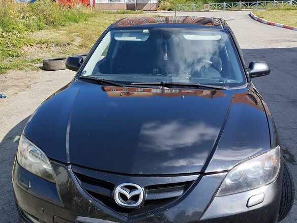 2008 Mazda 3 4-speed I (BK) Рестайлинг, чёрный, 650000 рублей