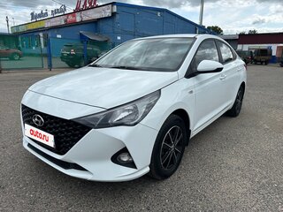 2020 Hyundai Solaris II Рестайлинг, белый, 1485000 рублей, вид 5