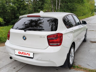 2013 BMW 1 серии 118i II (F20/F21), белый, 1270000 рублей, вид 5