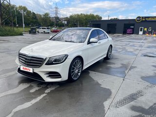 2019 Mercedes-Benz S-Класс 400 d VI (W222, C217) Рестайлинг, белый, 6500000 рублей, вид 1