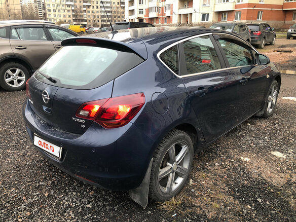 2012 Opel Astra J, синий - вид 7