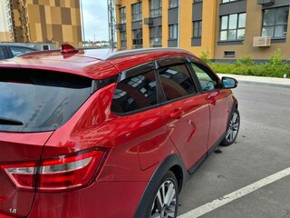 2018 Lada (ВАЗ) Vesta SW Cross I, красный, 950000 рублей, вид 4