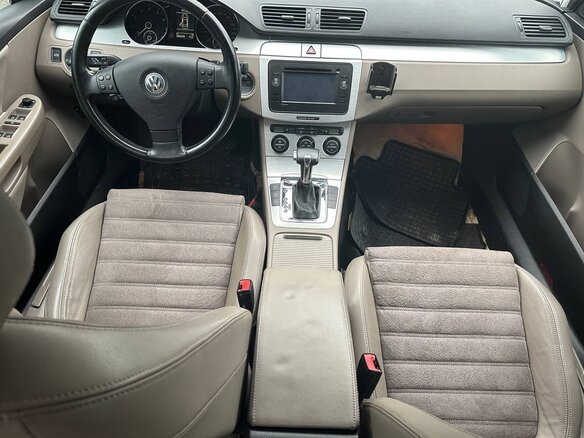 2009 Volkswagen Passat B6, белый, 1050000 рублей - вид 5