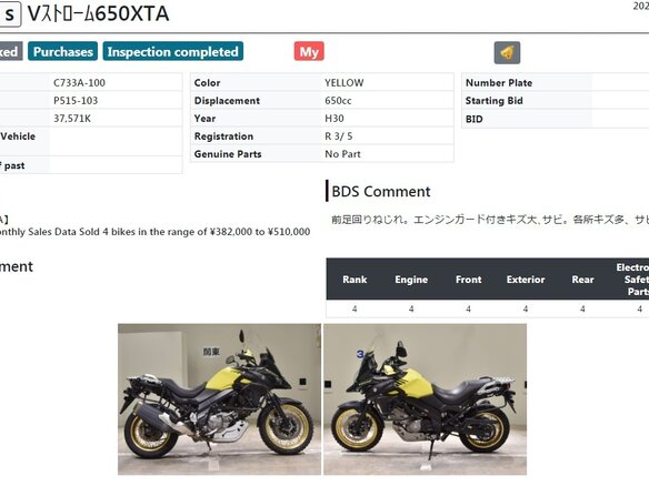 2018 Suzuki V-Strom DL 650, жёлтый - вид 22