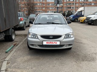 2008 Hyundai Accent ТагАЗ II, серебристый, 410000 рублей, вид 1