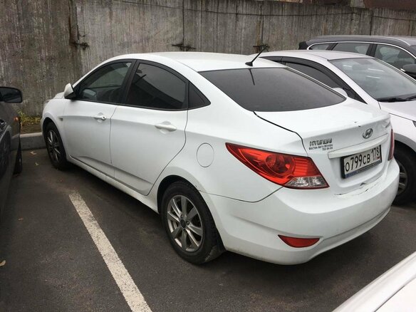 2013 Hyundai Solaris I, белый