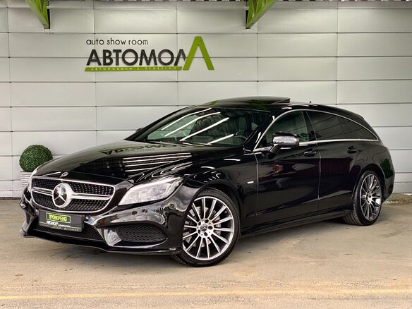 2017 Mercedes-Benz CLS 350 BlueTEC II (C218) Рестайлинг, чёрный
