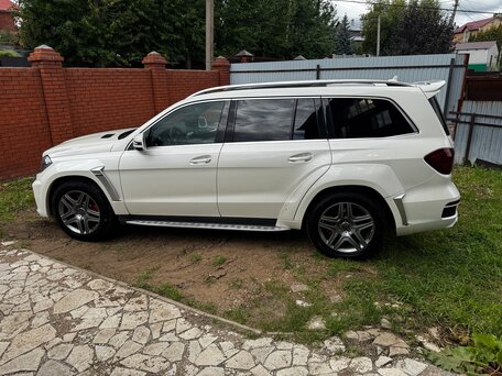 2012 Mercedes-Benz GL-Класс 500 II (X166), белый, 2490000 рублей, вид 3