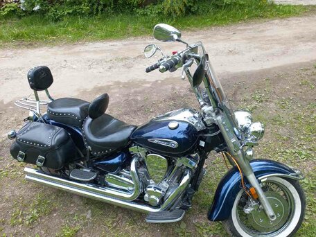 2008 Yamaha XV 1700 Road Star, синий, 510000 рублей, вид 4