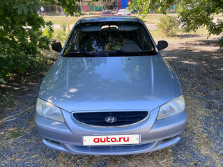 2008 Hyundai Accent ТагАЗ II, серебристый, 450000 рублей, вид 1
