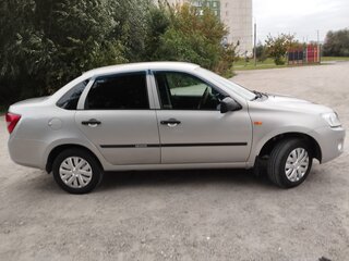 2013 Lada (ВАЗ) Granta I, серебристый, 550000 рублей, вид 3