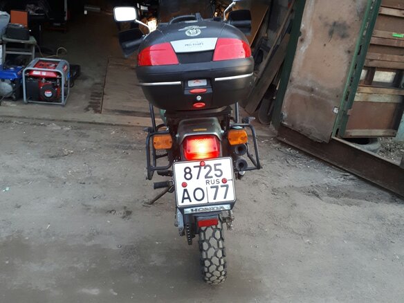 1994 Honda Transalp 400, зелёный - вид 4