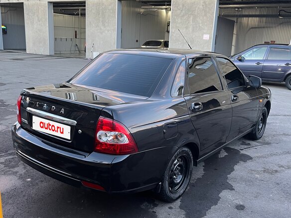 2017 Lada (ВАЗ) Priora I Рестайлинг, чёрный, 580000 рублей - вид 4