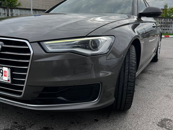 2015 Audi A6 IV (C7) Рестайлинг, серый, 1750000 рублей - вид 9