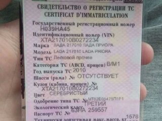 2010 Lada (ВАЗ) Priora I, серебристый, 170000 рублей, вид 5