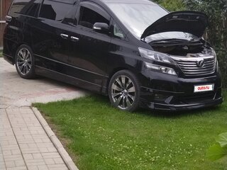 2010 Toyota Vellfire I, чёрный, 2400000 рублей, вид 2