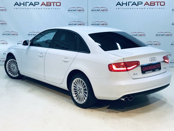 2014 Audi A4 IV (B8) Рестайлинг, белый - вид 7