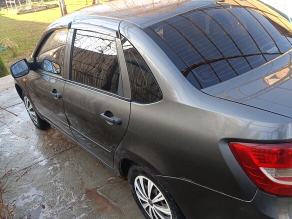 2013 Lada (ВАЗ) Granta I, серебристый, 330000 рублей - вид 14