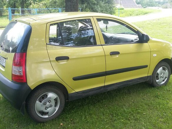 2005 Kia Picanto I, жёлтый, 244843 рублей