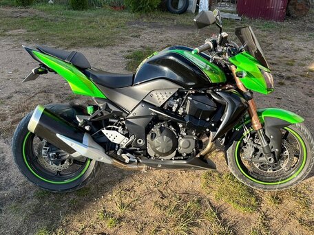 2011 Kawasaki ZR 750 Zephyr, зелёный, 400000 рублей, вид 2