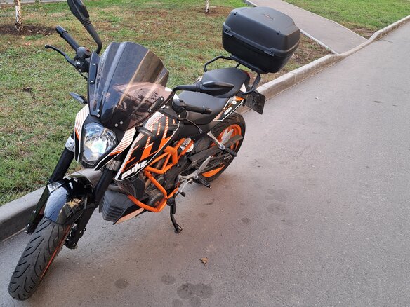 2014 KTM 390 Duke, белый, 300000 рублей - вид 1