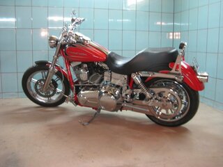 2006 Harley-Davidson Dyna Low Rider, красный, 849048 рублей, вид 1