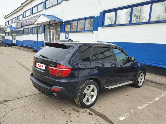 2009 BMW X5 30d II (E70), синий, 1800000 рублей - вид 8