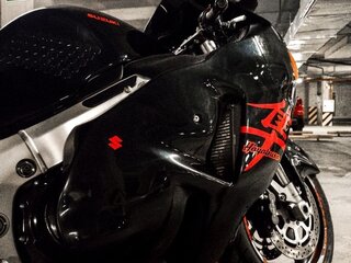 2002 Suzuki GSX 1300 R Hayabusa, чёрный, 420000 рублей, вид 5