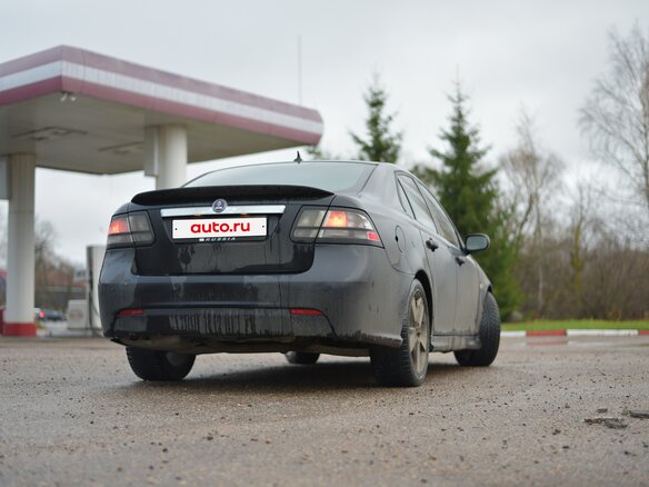 2008 Saab 9-3 II Рестайлинг, чёрный, 710000 рублей - вид 2