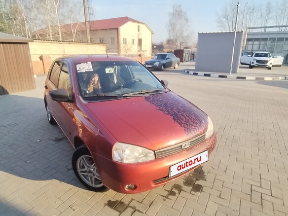 2011 Lada (ВАЗ) Kalina I, красный, 360000 рублей