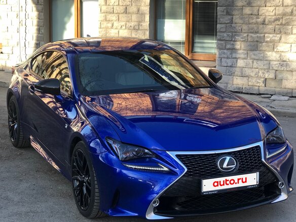 2015 Lexus RC 200t I, синий, 3100000 рублей - вид 3