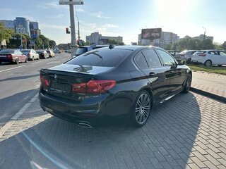 2019 BMW 5 серии 530d VII (G30/G31/G38), синий, 4500000 рублей, вид 3
