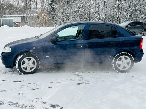 2000 Opel Astra G, синий, 499000 рублей - вид 10