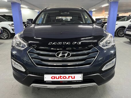 2013 Hyundai Santa Fe III, синий, 1685000 рублей, вид 2