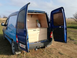 2009 Peugeot Partner I Рестайлинг, синий, 395000 рублей, вид 3