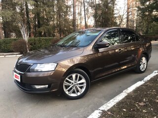 2017 Skoda Rapid I, коричневый, 1300000 рублей, вид 3