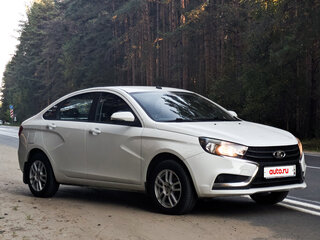 2021 Lada (ВАЗ) Vesta CNG I, белый, 1150000 рублей, вид 2