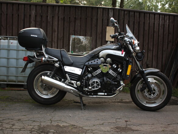 2001 Yamaha V-Max 1200, серый - вид 1