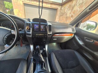 2005 Toyota Land Cruiser Prado 5-speed 120 Series, серебристый, 1550000 рублей, вид 4