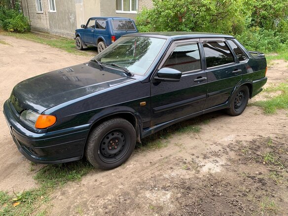 2008 Lada (ВАЗ) 2115, зелёный, 190000 рублей - вид 5