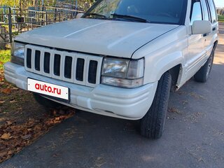 1997 Jeep Grand Cherokee I (ZJ) Рестайлинг, белый, 530000 рублей, вид 1