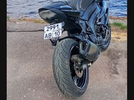 2011 Kawasaki ZX-6 Ninja, чёрный, 500000 рублей, вид 3